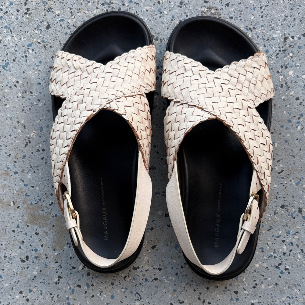 Margaux Petra leather sandals GUC 37
